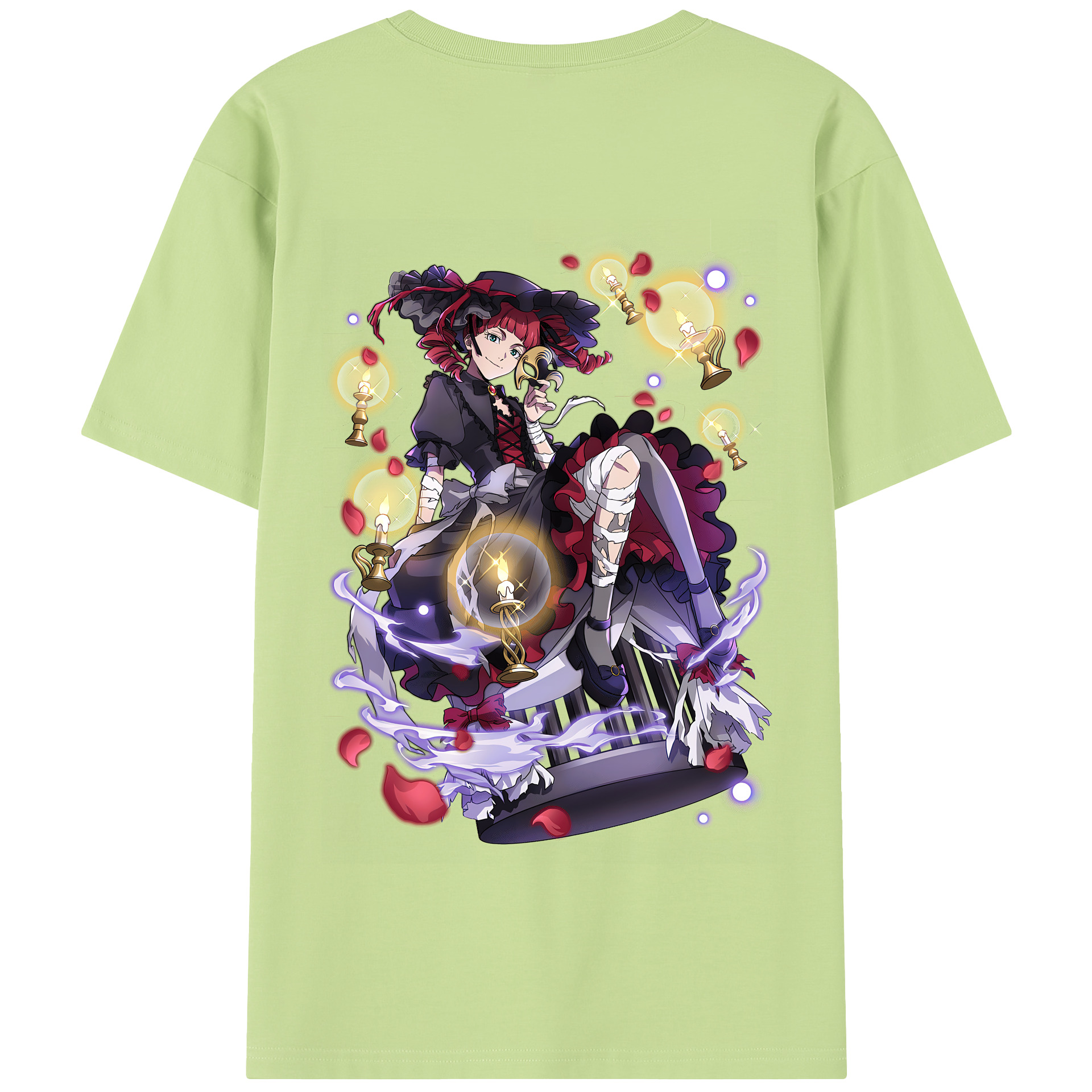 （画像用） 文豪ストレイドッグス Bungo Stray Dogs 綿100％半袖Tシャツ（背面プリント）